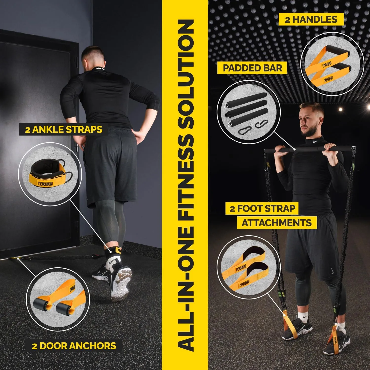 Tube Resistance Bands for Working Out Men and Women