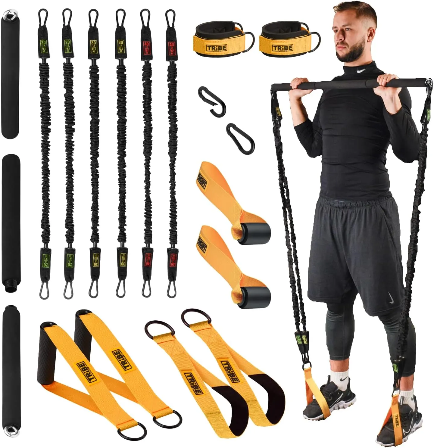 Tube Resistance Bands for Working Out Men and Women