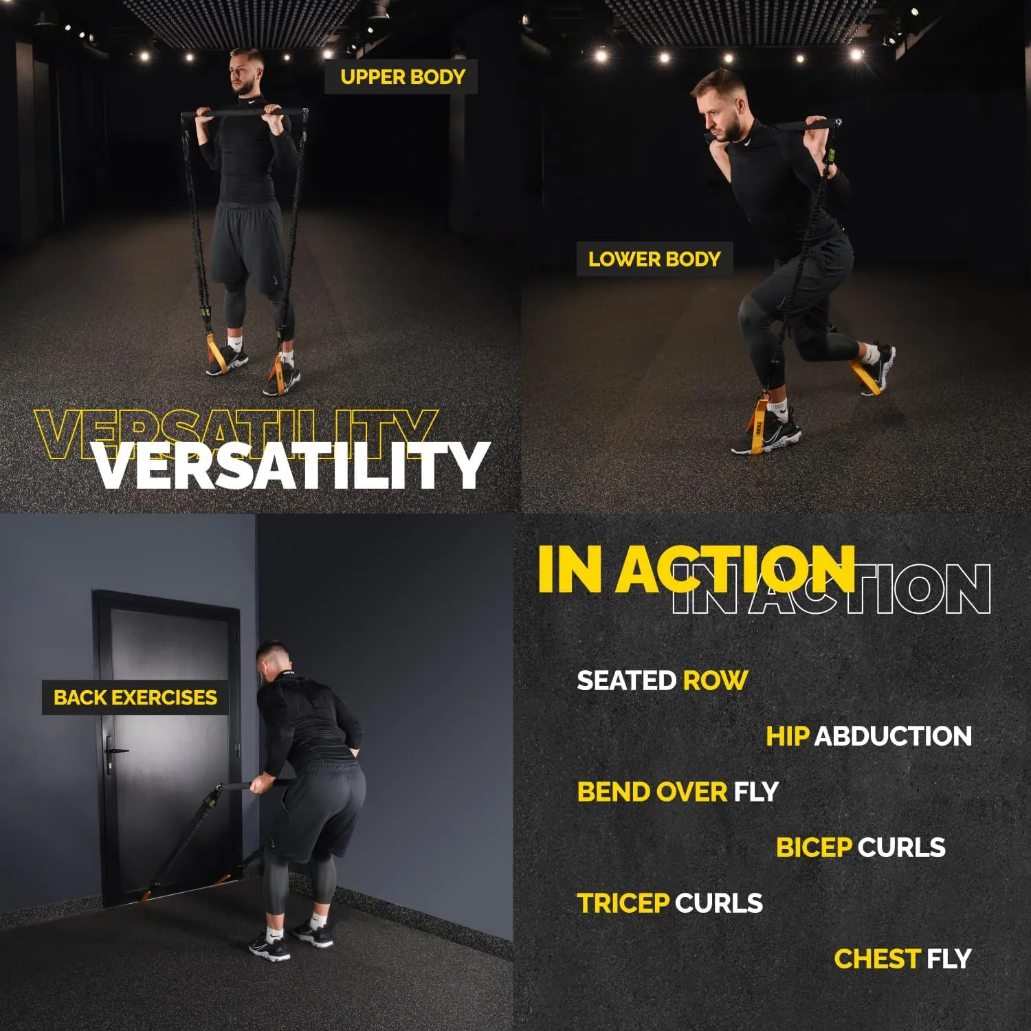 Tube Resistance Bands for Working Out Men and Women