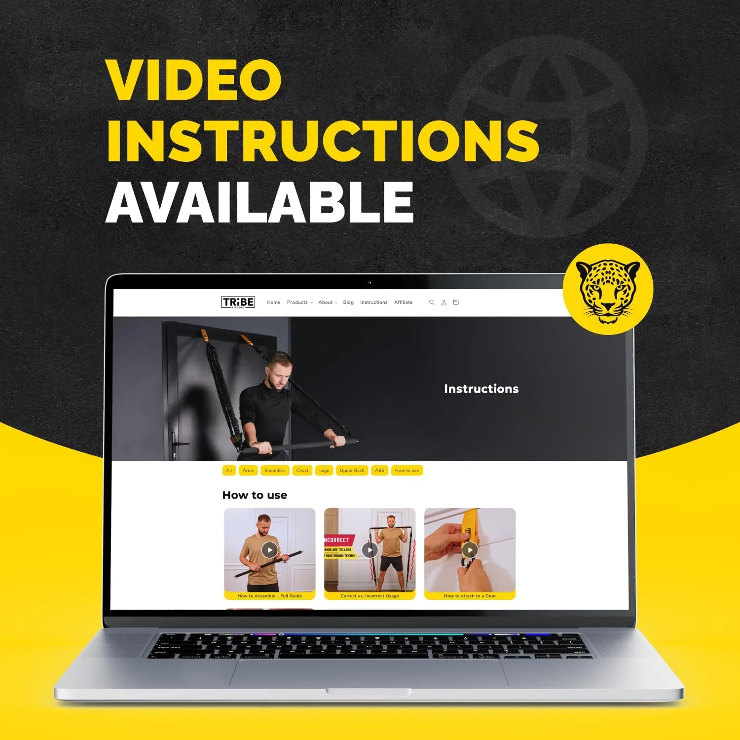 Tube Resistance Bands for Working Out Men and Women