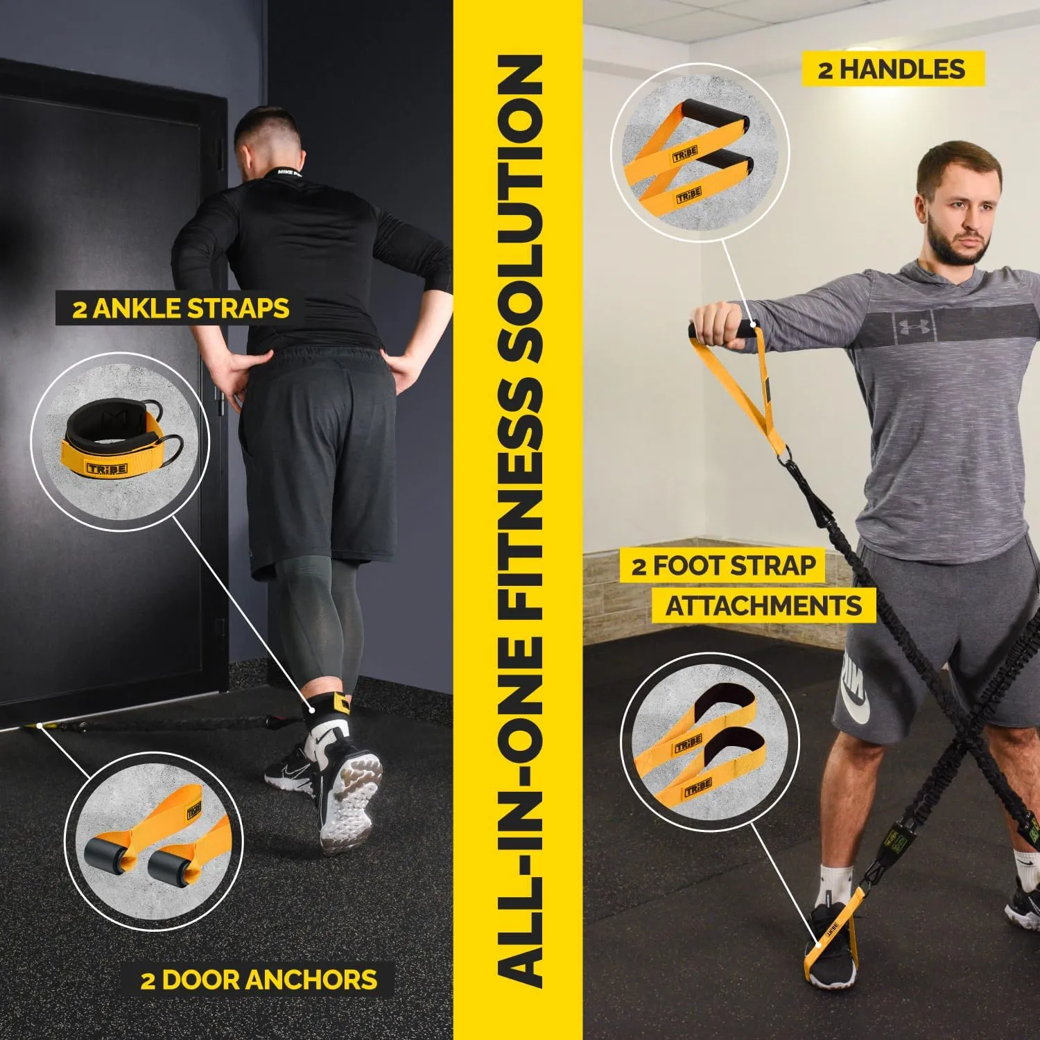 Tube Resistance Bands for Working Out Men and Women