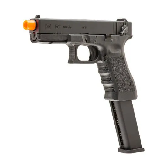 Umarex/Elite Force Glock 18C Gen3 (Semi/Full-Auto) GBB Green Gas Airsoft Pistol - Black