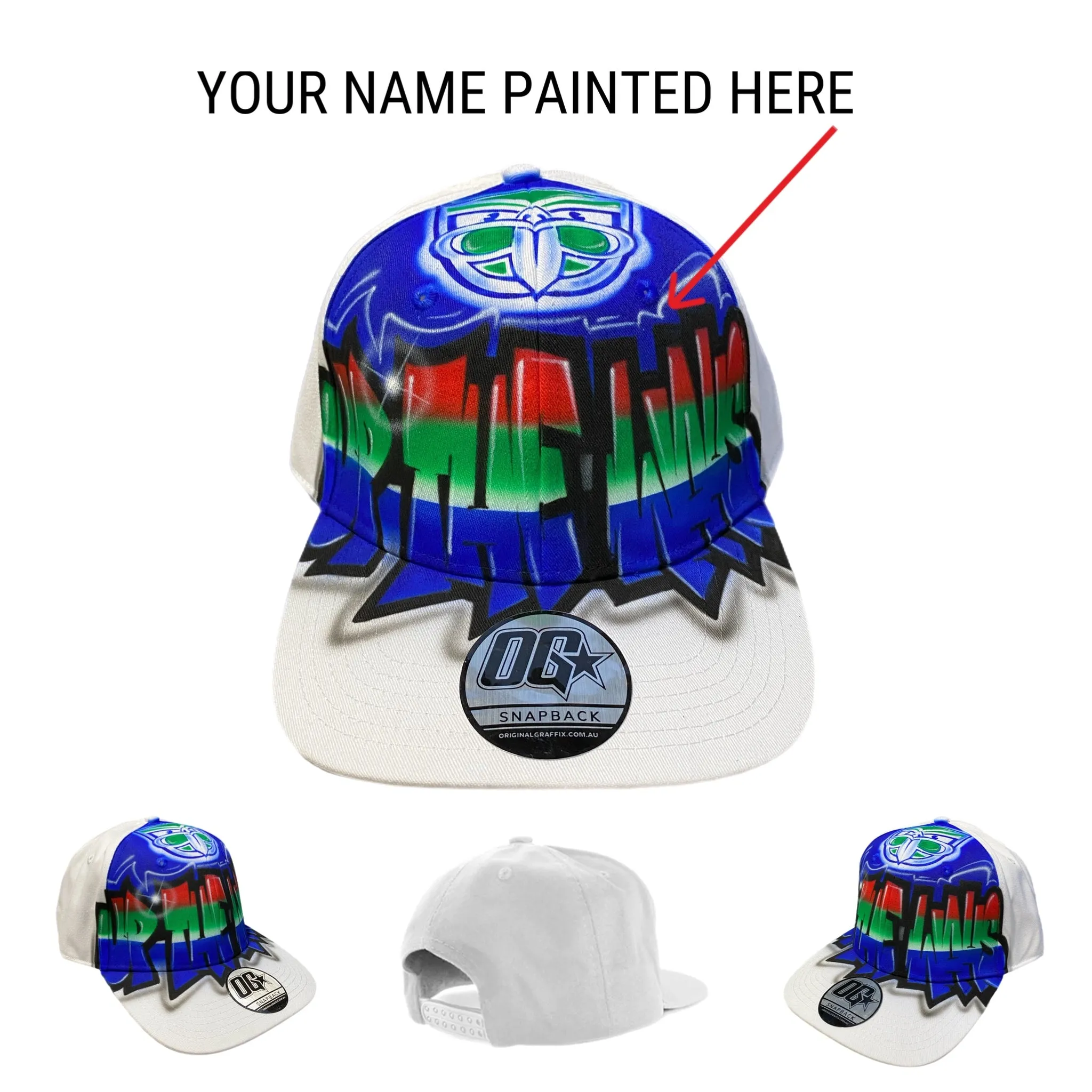 Up The Wahs Graffiti Snapback Cap