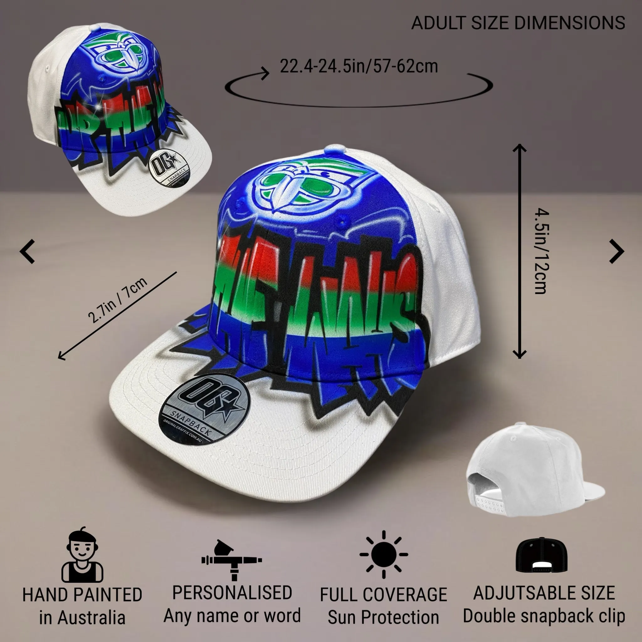 Up The Wahs Graffiti Snapback Cap