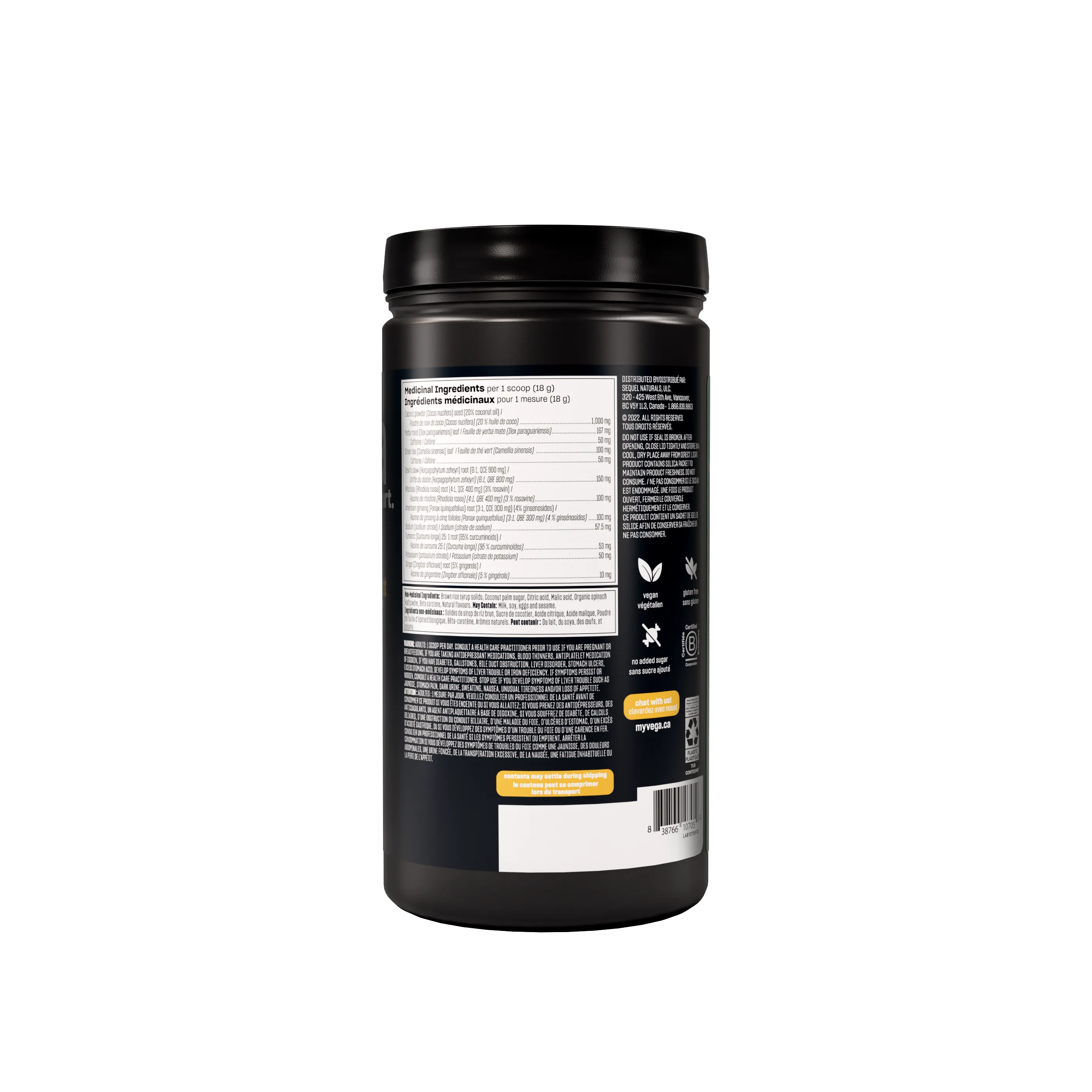 Vega Sport Pre-Workout Energizer - Lemon Lime (540 g)