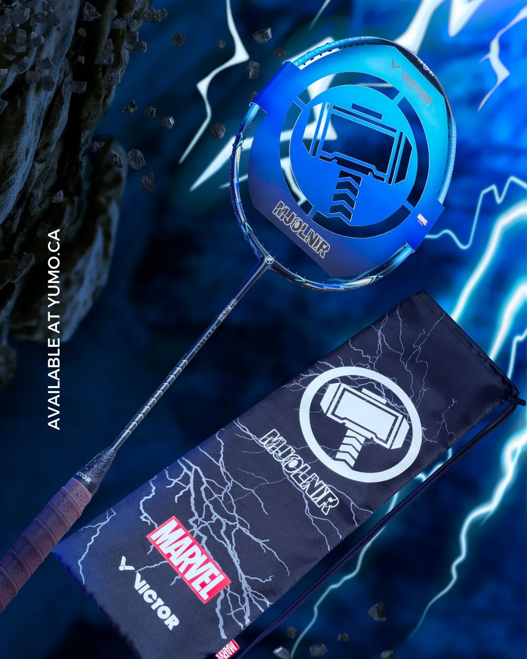 Victor X Marvel Mjolnir Metallic Limited Badminton Racket