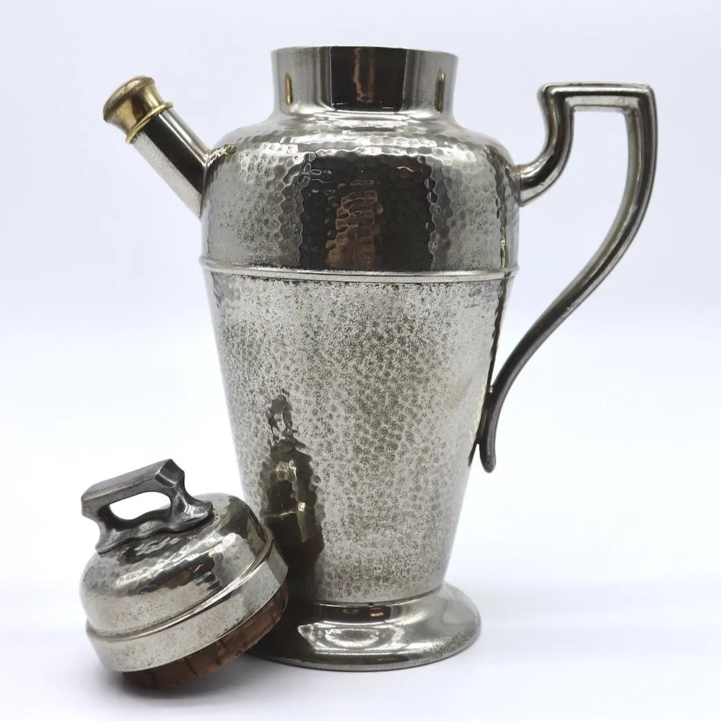 Vintage Hammered Metal Shaker