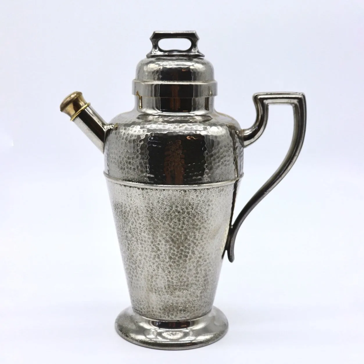 Vintage Hammered Metal Shaker