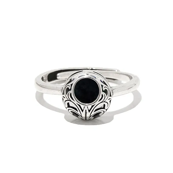 Vintage Lace Sterling Silver Adjustable Ring