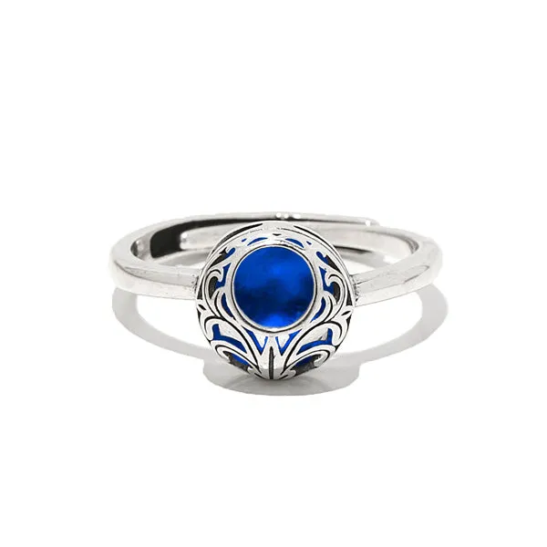Vintage Lace Sterling Silver Adjustable Ring