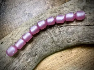 Vintage Moon-Glow Lucite Bead Strand