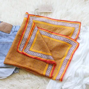 Vintage Mustard 70's Scarf