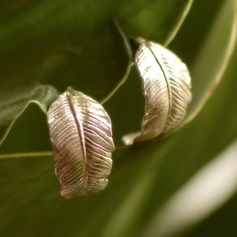 Vintage Plant Drop Earrings