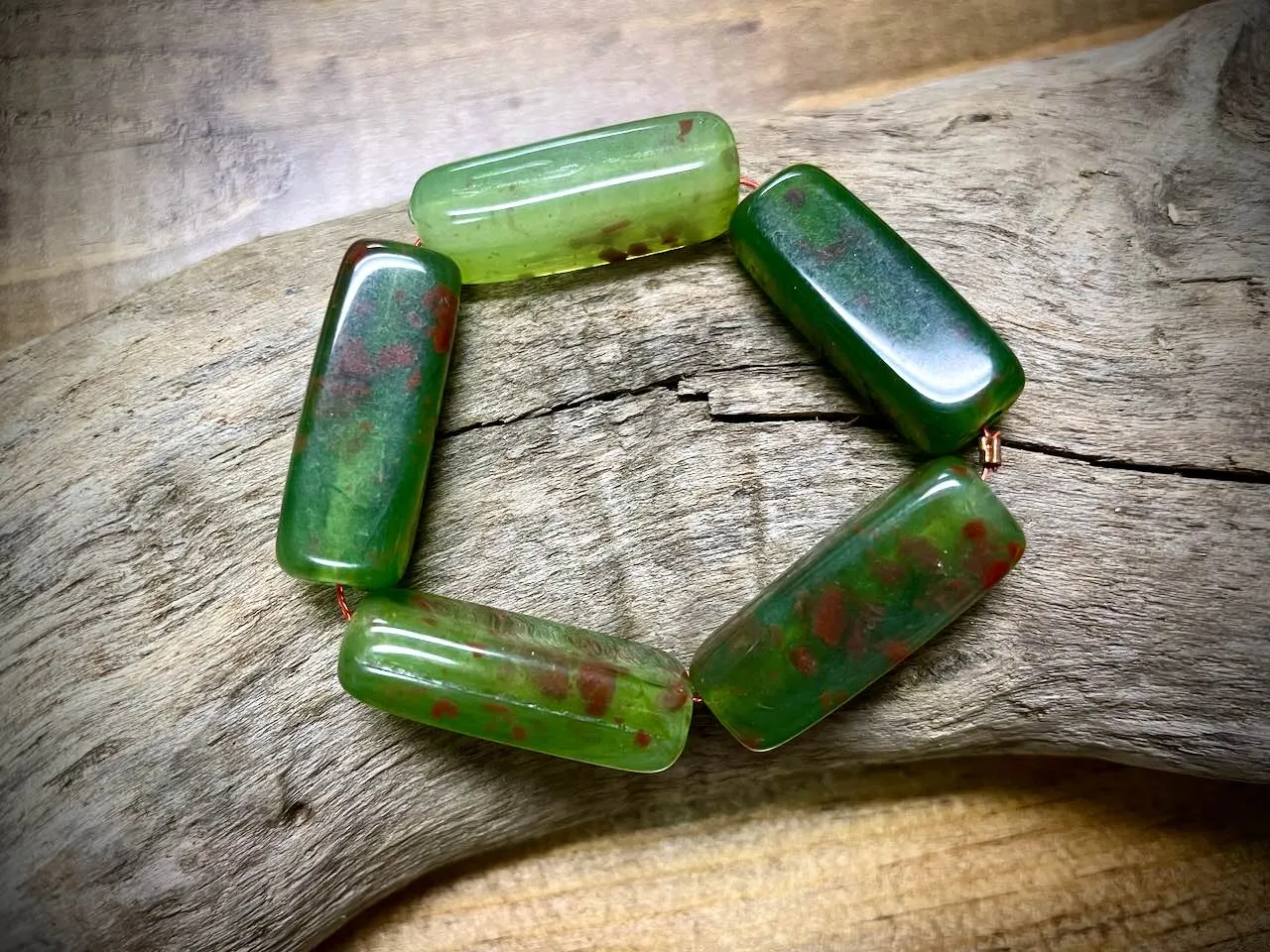 Vintage Plastic Bead Strand