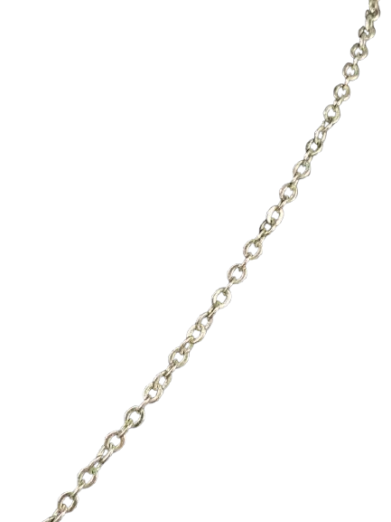 Vintage Silver Plated Blue Glass Stones Choker