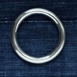 Vintage Sterling Silver Circle Bangle I