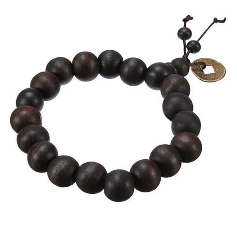 Vintage Style Wood Beads Bracelet