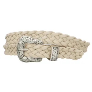 Vintage Swirl Braided Western Belt
