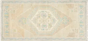 Vintage Turkish Oushak Yastic - 1'7" x 3'3"