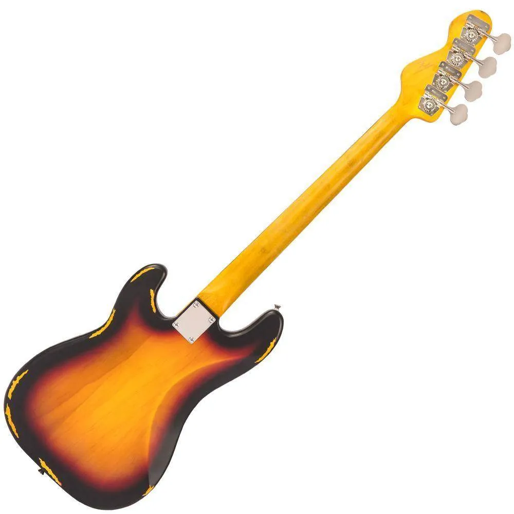 Vintage V4 ICON Bass ~ Distressed Sunset Sunburst