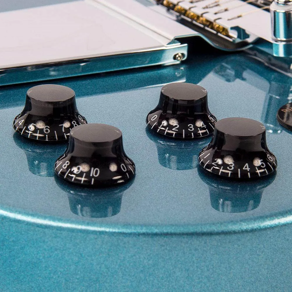 Vintage VS6V ReIssued with vintage style Vibrato ~ Gun Hill Blue