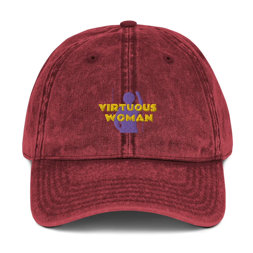 Virtuous Woman Vintage Cotton Twill Cap