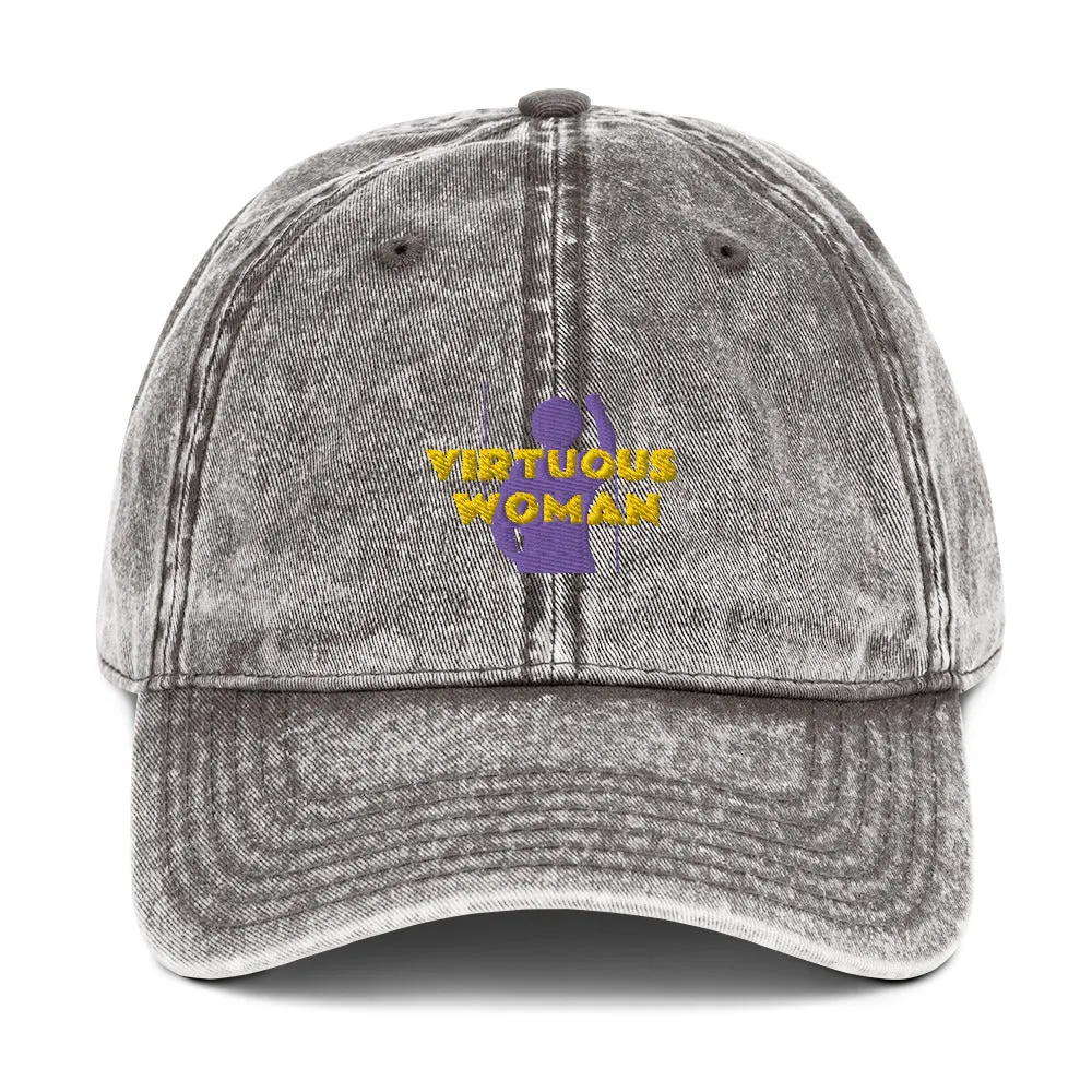 Virtuous Woman Vintage Cotton Twill Cap