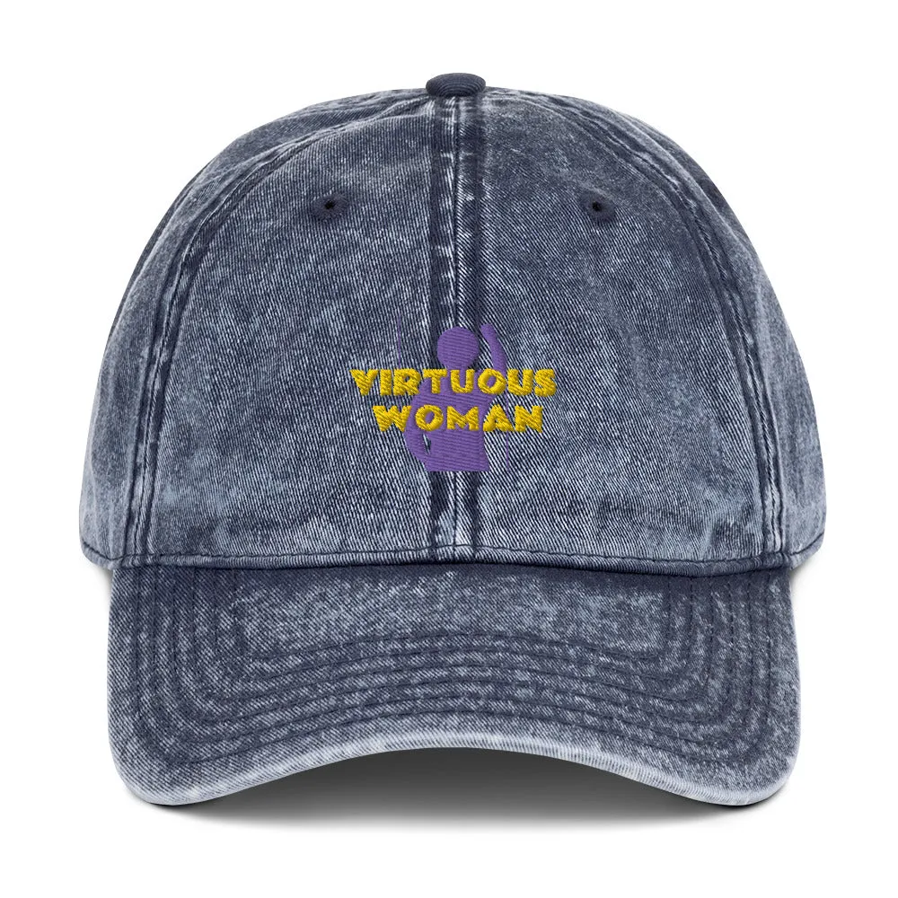 Virtuous Woman Vintage Cotton Twill Cap