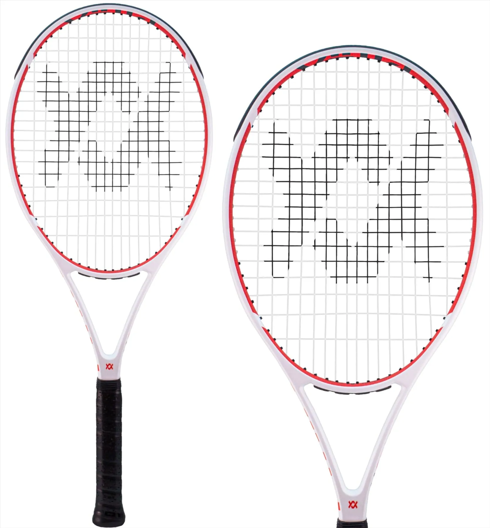 Volkl V-Cell 6 Tennis Racket - White / Red (Frame Only)