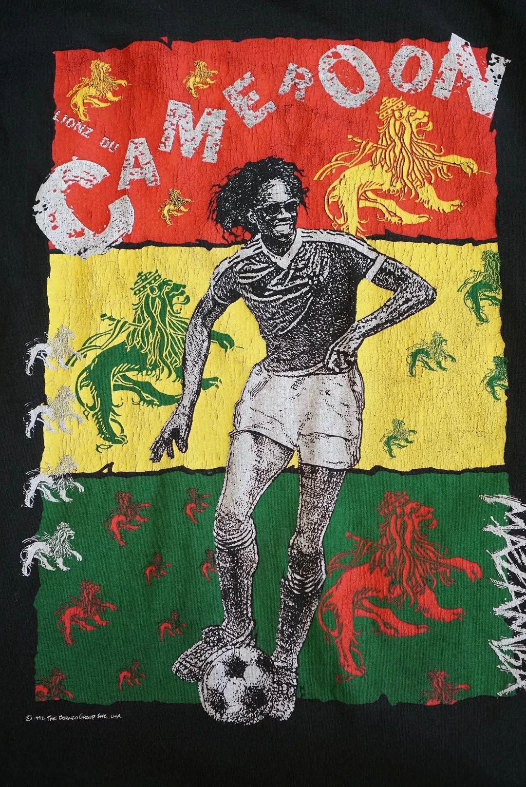 VSS Vintage Mazamba Cameroon Soccer 1992 T-Shirt