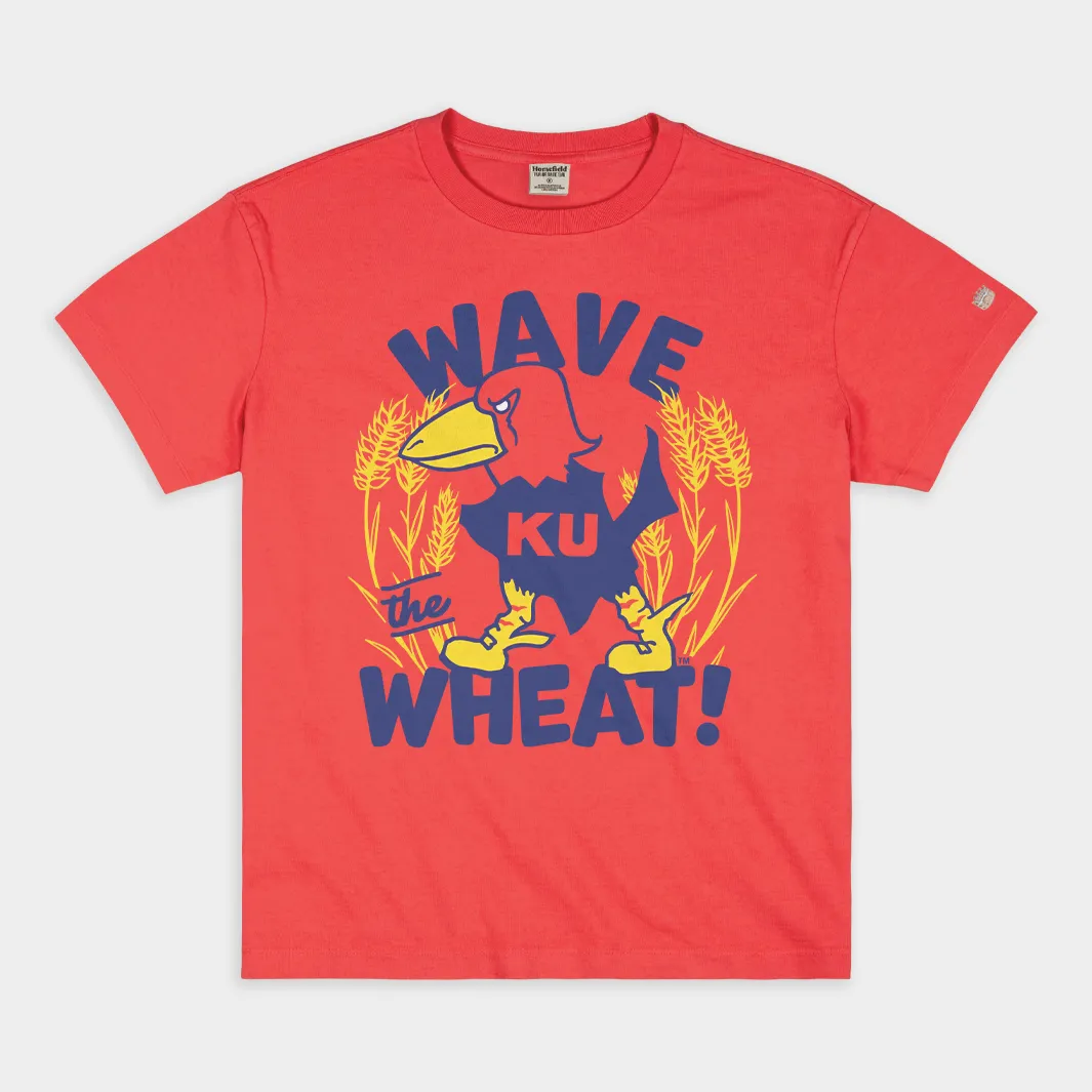 Wave the Wheat Kansas Vintage Heavyweight Tee