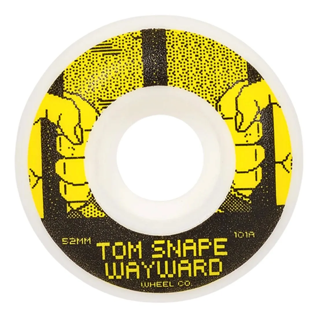 Wayward Wheels 52mm Tom Snape Classic Pro Wheels - White Yellow