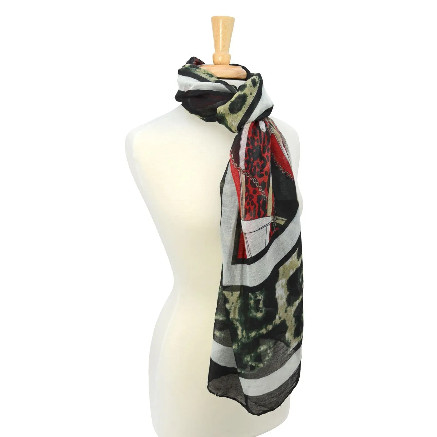 Wendi Animal Print Scarf