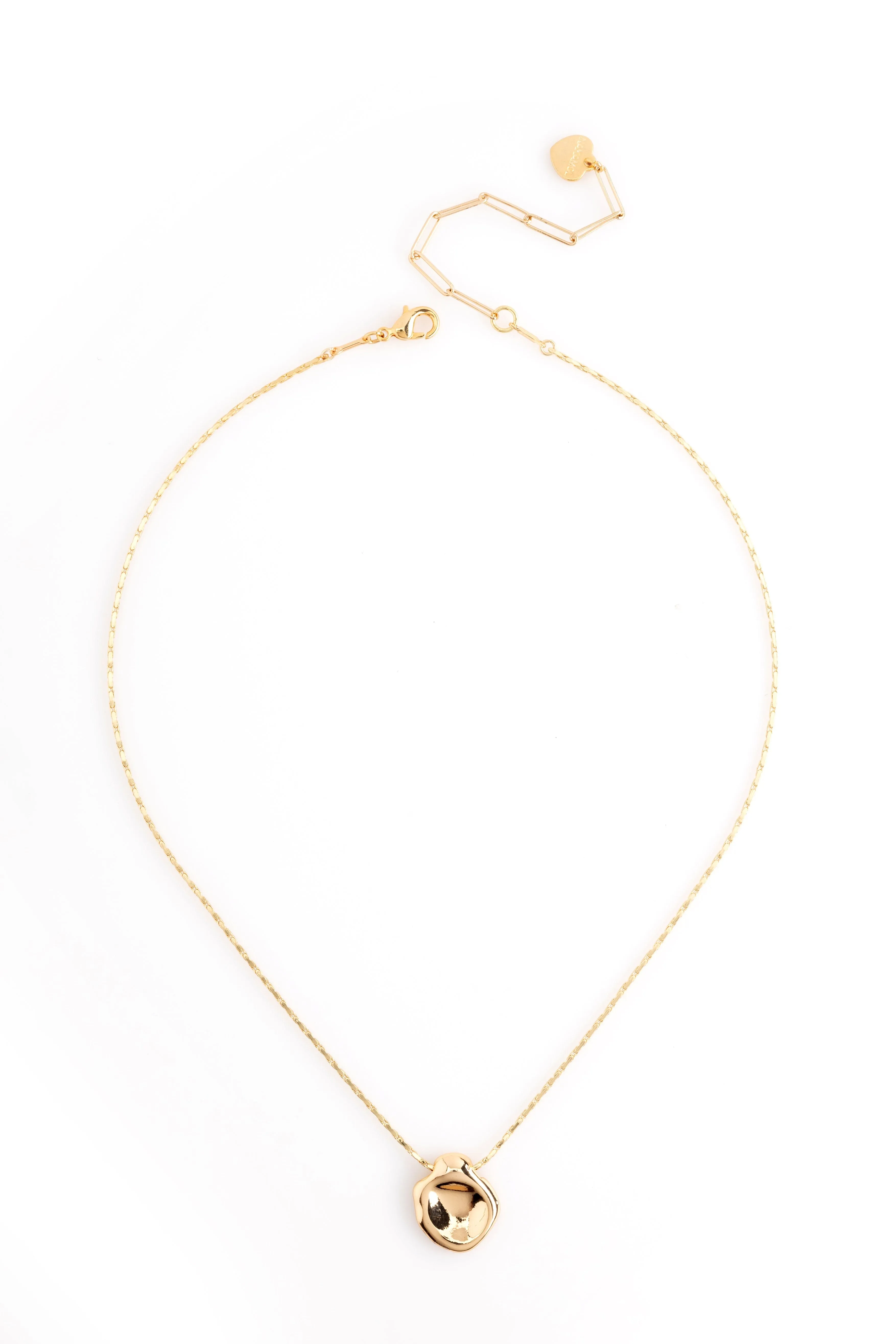 White Pearl Gold Necklace