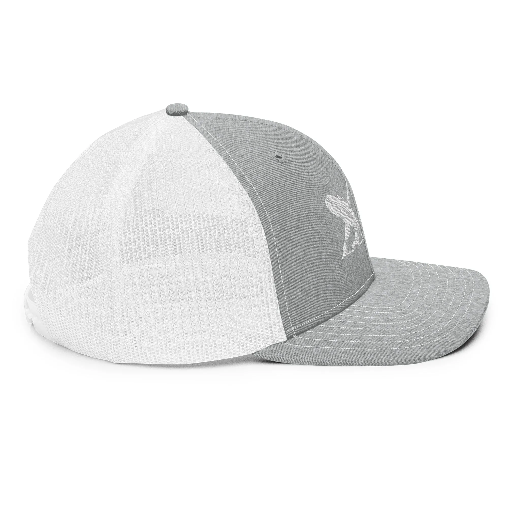 XCLUSIF POETIX WHITE LOGO Snapback Trucker Cap