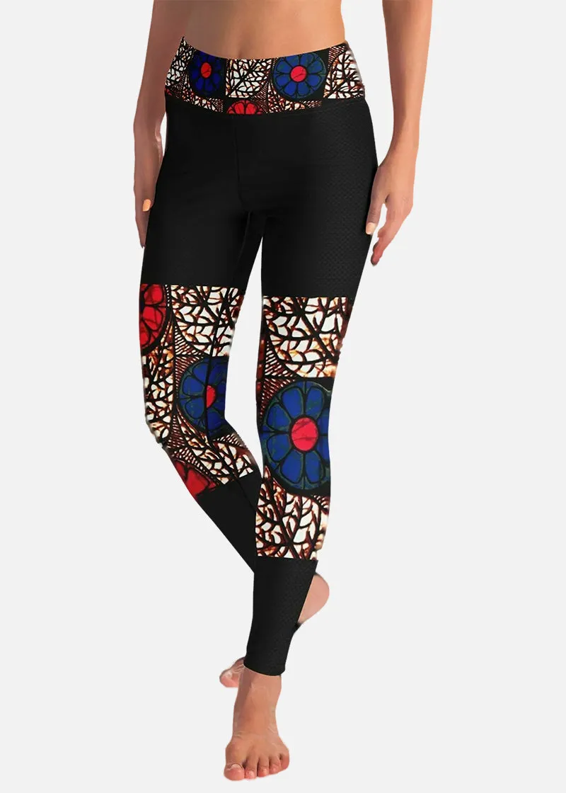 Yendi African Print Yoga Leggings