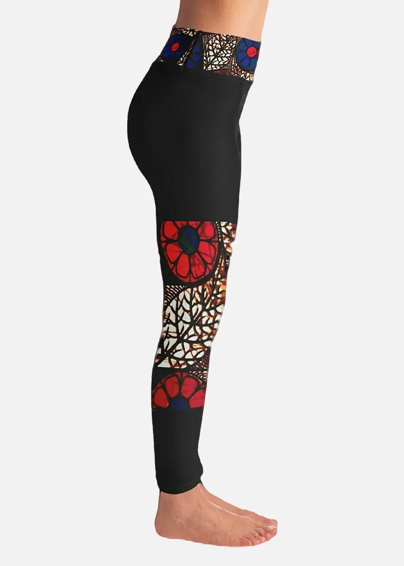 Yendi African Print Yoga Leggings