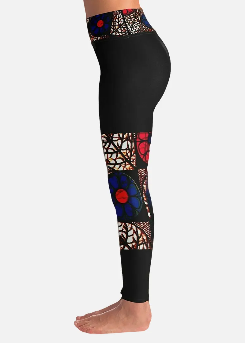 Yendi African Print Yoga Leggings