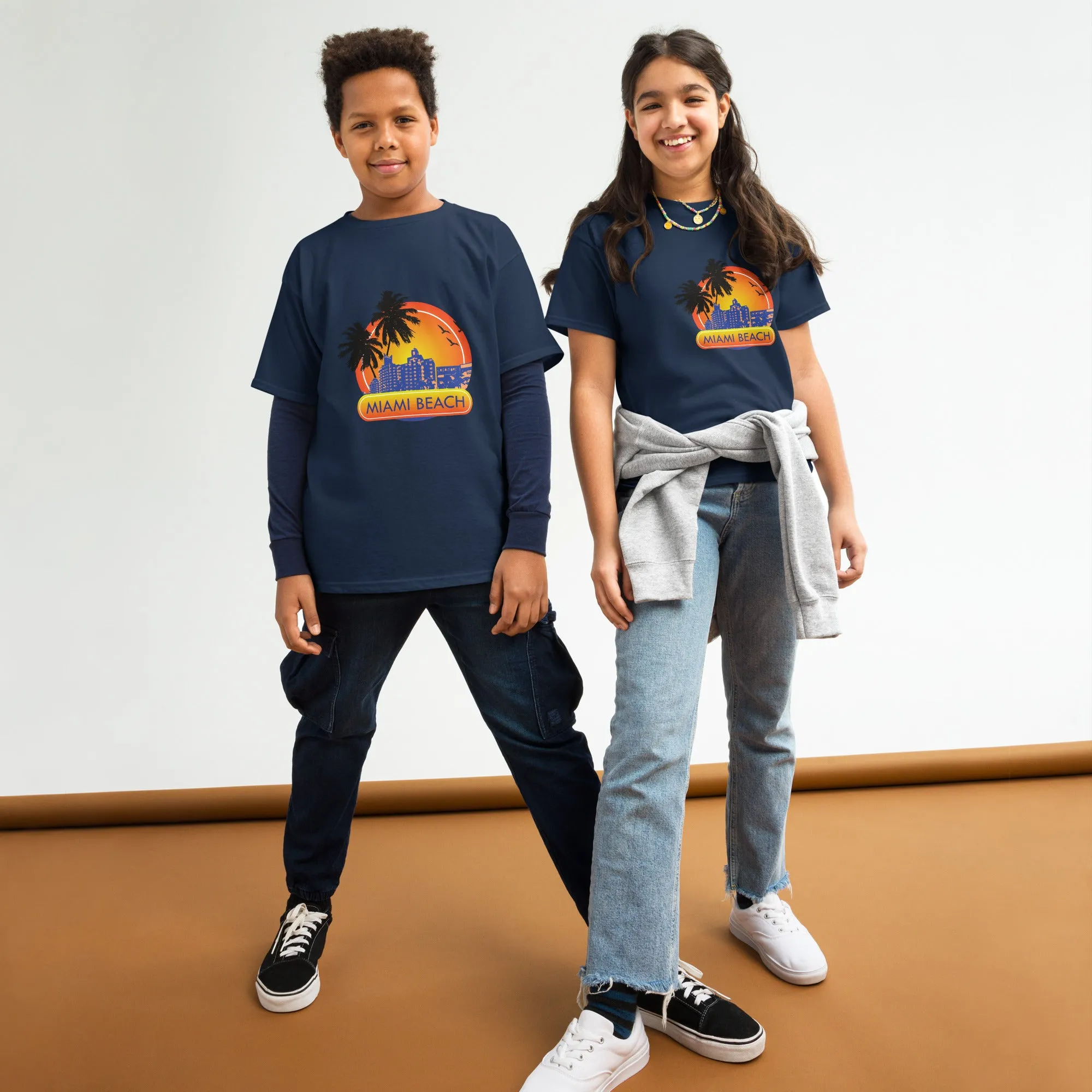 Youth Classic Tee "Miami Beach" Design