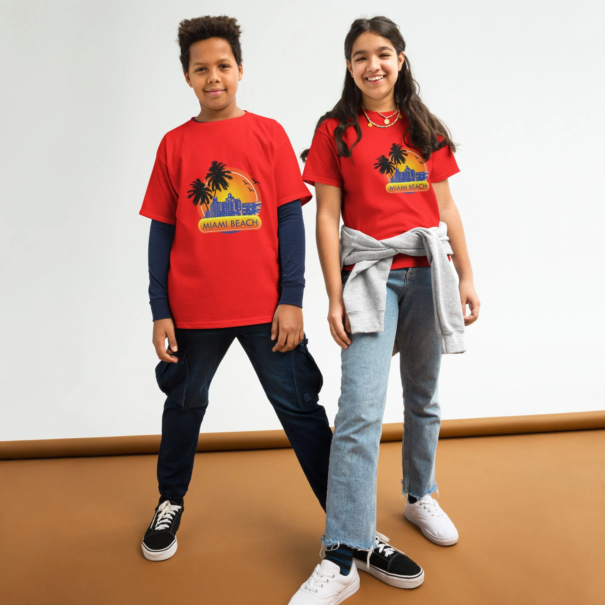 Youth Classic Tee "Miami Beach" Design