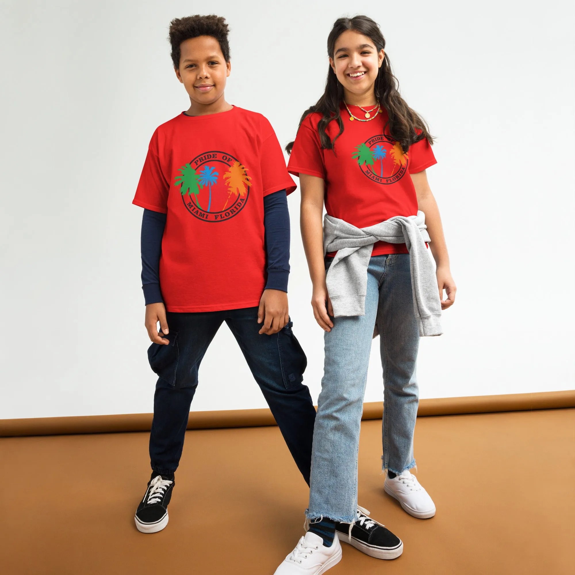 Youth Classic Tee "Pride Of Miami Florida" Design